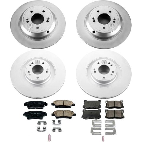 Power Stop 15-16 Hyundai Genesis Front & Rear Z17 Evolution Geomet Coated Brake Kit (1x psbCRK5848, 1x psbCRK7030) thumbnail 4