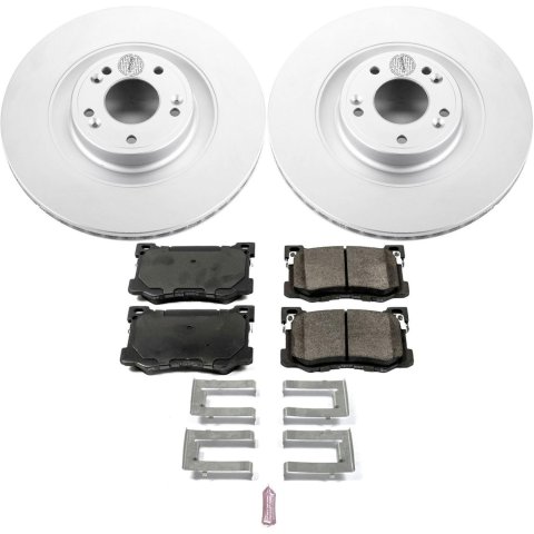 Power Stop 15-16 Hyundai Genesis Front & Rear Z17 Evolution Geomet Coated Brake Kit (1x psbCRK5848, 1x psbCRK7030) thumbnail 8
