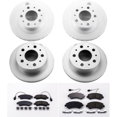 Power Stop 14-19 Ram ProMaster 1500 Front & Rear Z17 Evolution Geomet Coated Brake Kit (1x psbCRK7306, 1x psbCRK7310) thumbnail 7