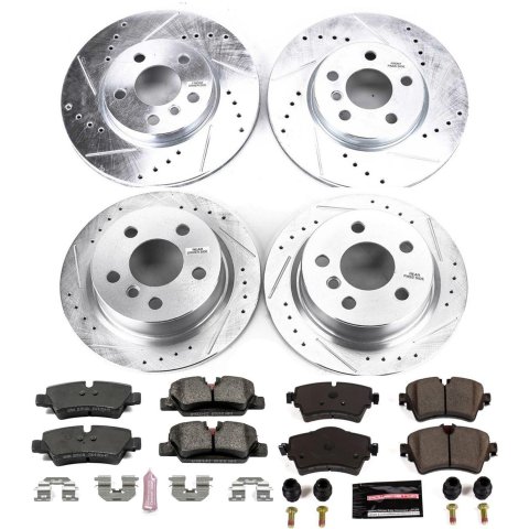 Power Stop 14-19 Mini Cooper Front & Rear Z23 Evolution Sport Brake Kit (1x psbK7750, 1x psbK7980) thumbnail 4