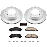 PowerStop Z17 Evolution Plus GEOMET Coated Brake Kits for 2003-2020 EXPRESS 3500, 2007-2020 SAVANA 3500 - CRK2072 Rotor and Pad Combos, Geomet Coated, Front and Rear, Solid Surface Rotors, Ceramic Pads, Chevrolet, GMC, Kit thumbnail 5