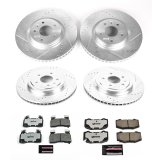 Power Stop 14-19 Chevrolet Corvette Front & Rear Z26 Street Warrior Brake Kit (1x psbK6534-26, 1x psbK6535-26) thumbnail 7
