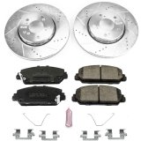 Power Stop 14-19 Acura RLX Front & Rear Z23 Evolution Sport Brake Kit (1x psbK6955, 1x psbK6952) thumbnail 6