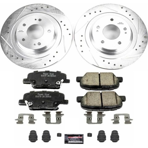Power Stop 14-18 Mitsubishi Outlander Front & Rear Z23 Evolution Sport Brake Kit (1x psbK3032, 1x psbK6976) thumbnail 4