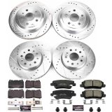 Power Stop 14-18 Cadillac CTS Front & Rear Z23 Evolution Sport Brake Kit (1x psbK6991, 1x psbK7001) thumbnail 4