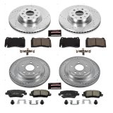 Power Stop 14-18 Cadillac CTS Front & Rear Z23 Evolution Sport Brake Kit (1x psbK6991, 1x psbK7777) thumbnail 8
