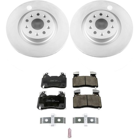 Power Stop 14-18 Cadillac CTS Front & Rear Z17 Evolution Geomet Coated Brake Kit (1x psbCRK6998, 1x psbCRK6991) thumbnail 8