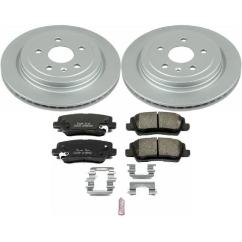 Power Stop 14-18 Cadillac CTS Front & Rear Z17 Evolution Geomet Coated Brake Kit (1x psbCRK6998, 1x psbCRK6991) thumbnail 9