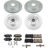 Power Stop 14-18 Cadillac CTS Front & Rear Z17 Evolution Geomet Coated Brake Kit (1x psbCRK6991, 1x psbCRK7777) thumbnail 5