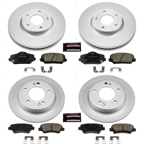 Power Stop 14-17 Kia Forte5 Front & Rear Z17 Evolution Geomet Coated Brake Kit (1x psbCRK6502, 1x psbCRK6935) thumbnail 4