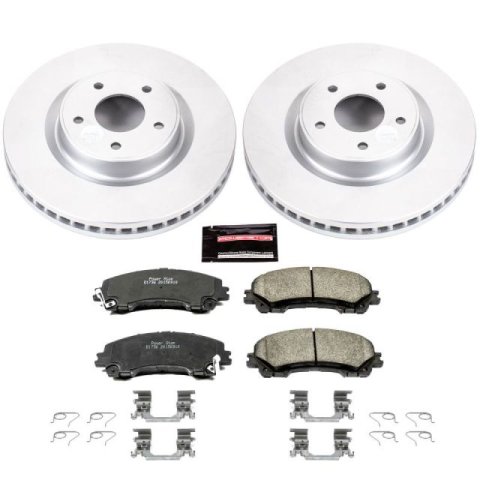 Power Stop 14-17 Infiniti Q50 Front & Rear Z17 Evolution Geomet Coated Brake Kit (1x psbCRK6944, 1x psbCRK2427)