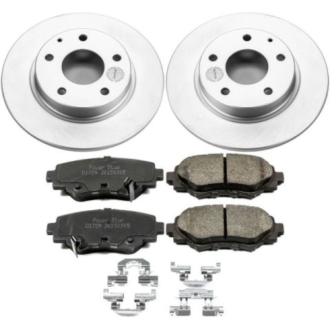Power Stop 14-16 Mazda 3 Front & Rear Z17 Evolution Geomet Coated Brake Kit (1x psbCRK6963, 1x psbCRK6974) thumbnail 9