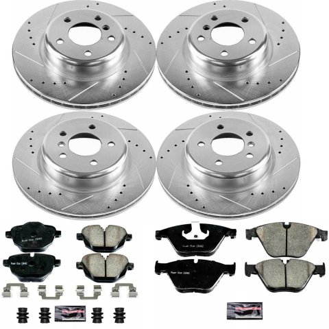 Power Stop 14-16 BMW 528i Front & Rear Z23 Evolution Sport Brake Kit (1x psbK6034, 1x psbK7163) thumbnail 4