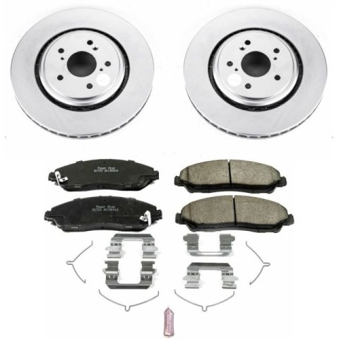 Power Stop 14-16 Acura MDX Front & Rear Z17 Evolution Geomet Coated Brake Kit (1x psbCRK6953, 1x psbCRK6957) thumbnail 9