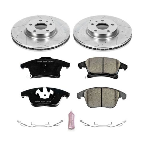 Power Stop 13-19 Ford Fusion Front & Rear Z23 Evolution Sport Brake Kit (1x psbK6399, 1x psbK6559) thumbnail 1