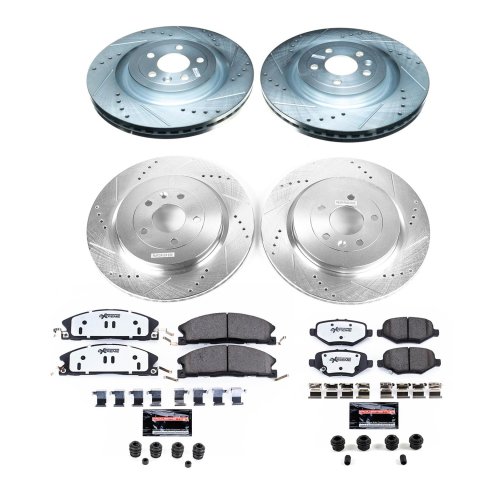Power Stop 13-19 Ford Explorer Front & Rear Z36 Truck & Tow Brake Kit (1x psbK6376-36, 1x psbK6374-36) thumbnail 4