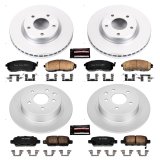 Power Stop 13-18 Nissan Sentra Front & Rear Z17 Evolution Geomet Coated Brake Kit (1x psbCRK098, 1x psbCRK6961) thumbnail 1