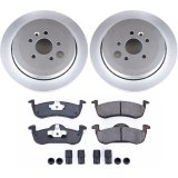 Power Stop 13-18 Lincoln MKT Front & Rear Z17 Evolution Geomet Coated Brake Kit (1x psbCRK6374, 1x psbCRK6819) thumbnail 4