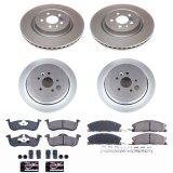 Power Stop 13-18 Lincoln MKT Front & Rear Z17 Evolution Geomet Coated Brake Kit (1x psbCRK6374, 1x psbCRK6819) thumbnail 6