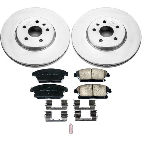 Power Stop 13-18 Buick Encore Front & Rear Z17 Evolution Geomet Coated Brake Kit (1x psbCRK6793, 1x psbCRK5544) thumbnail 3