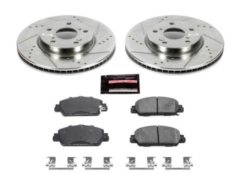 Power Stop 13-17 Honda Accord Front & Rear Z23 Evolution Sport Brake Kit (1x psbK5368, 1x psbK6515) thumbnail 2