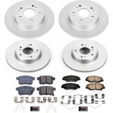 Power Stop 13-17 Honda Accord Front & Rear Z17 Evolution Geomet Coated Brake Kit (1x psbCRK5368, 1x psbCRK6490) thumbnail 1