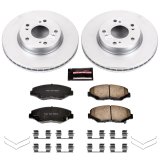Power Stop 13-17 Honda Accord Front & Rear Z17 Evolution Geomet Coated Brake Kit (1x psbCRK5368, 1x psbCRK6490) thumbnail 2
