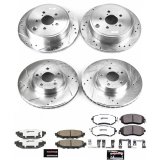 Power Stop 13-16 Subaru BRZ Front & Rear Z26 Street Warrior Brake Kit (1x psbK6111-26, 1x psbK4631-26) thumbnail 5