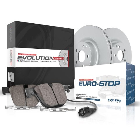 Power Stop 13-15 Mercedes-Benz GLK250 Front & Rear Euro-Stop Brake Kit (1x psbESK6715, 1x psbESK6603) thumbnail 5