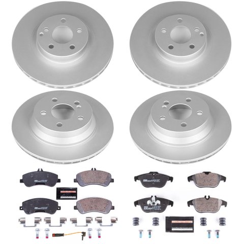 Power Stop 13-15 Mercedes-Benz GLK250 Front & Rear Euro-Stop Brake Kit (1x psbESK6715, 1x psbESK6603) thumbnail 7