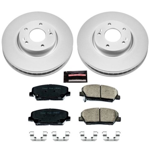 Power Stop 13-15 Hyundai Veloster Front & Rear Z17 Evolution Geomet Coated Brake Kit (1x psbCRK6502, 1x psbCRK6306) thumbnail 9