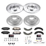 Power Stop 13-15 Honda Civic Front & Rear Z36 Truck & Tow Brake Kit (1x psbK1043-36, 1x psbKOE15398DK) thumbnail 7