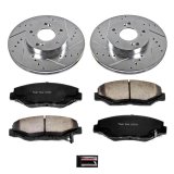 Power Stop 13-15 Honda Civic Front & Rear Z36 Truck & Tow Brake Kit (1x psbK1043-36, 1x psbKOE15398DK) thumbnail 9