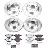 Power Stop 13-15 BMW X1 Front & Rear Z26 Street Warrior Brake Kit (1x psbK6073-26, 1x psbK7008-26) thumbnail 4