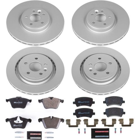 Power Stop 13-14 Volvo S60 Front & Rear Euro-Stop Brake Kit (1x psbESK5978, 1x psbESK4702) thumbnail 6