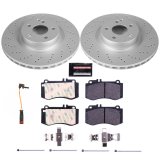 Power Stop 13-14 Mercedes-Benz E350 Front & Rear Euro-Stop Brake Kit (1x psbESK5626, 1x psbESK6640) thumbnail 1