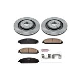 PowerStop Z17 Evolution Plus Stock Replacement Brake Kits for 2013-2014 200, AVENGER, 2008-2009 CALIBER - KOE5566 Pads and Rotors, Autospecialty, Solid Surface, Iron, Natural, 13.390 in./11.890 in. Diameter, Ceramic Pads, Kit thumbnail 6