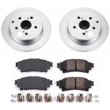 Power Stop 12-17 Toyota Prius V Front & Rear Z17 Evolution Geomet Coated Brake Kit (1x psbCRK6099, 1x psbCRK258) thumbnail 5