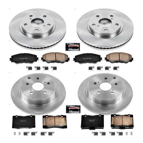 Power Stop 12-17 Toyota Prius V Front & Rear Autospecialty Brake Kit (1x psbKOE6099, 1x psbKOE258) thumbnail 6