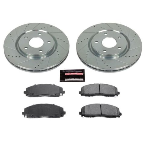 Power Stop 12-16 Chrysler Town & Country Front & Rear Z23 Evolution Sport Brake Kit (1x psbK5961, 1x psbK5959) thumbnail 1