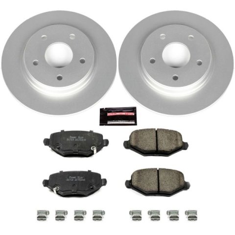Power Stop 12-16 Chrysler Town & Country Front & Rear Z17 Evolution Geomet Coated Brake Kit (1x psbCRK6544, 1x psbCRK3118) thumbnail 9
