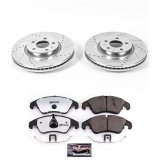 Power Stop 12-16 Audi A4 Front & Rear Z26 Street Warrior Brake Kit (1x psbK6133-26, 1x psbK4745-26) thumbnail 9