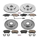 Power Stop 12-16 Audi A4 Front & Rear Z23 Evolution Sport Brake Kit (1x psbK4745, 1x psbK6133) thumbnail 9
