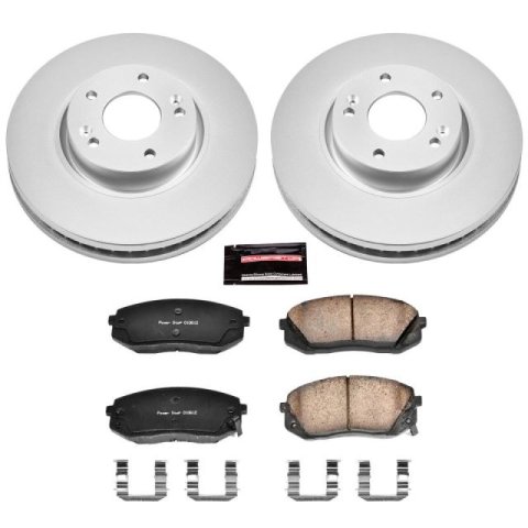 Power Stop 12-15 Hyundai Tucson Front & Rear Z17 Evolution Geomet Coated Brake Kit (1x psbCRK6093, 1x psbCRK6087) thumbnail 1