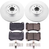 Power Stop 12-14 Hyundai Genesis Front & Rear Z17 Evolution Geomet Coated Brake Kit (1x psbCRK5848, 1x psbCRK5928) thumbnail 5