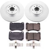 Power Stop 12-14 Hyundai Genesis Front & Rear Z17 Evolution Geomet Coated Brake Kit (1x psbCRK5848, 1x psbCRK5928) thumbnail 9