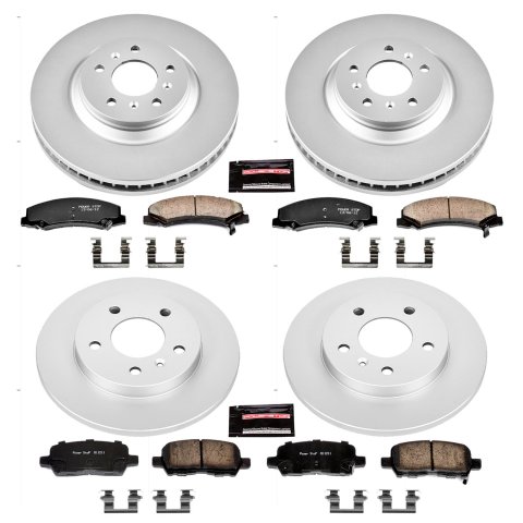 Power Stop 12-13 Chevrolet Impala Front & Rear Z17 Evolution Geomet Coated Brake Kit (1x psbCRK4654, 1x psbCRK1602) thumbnail 3