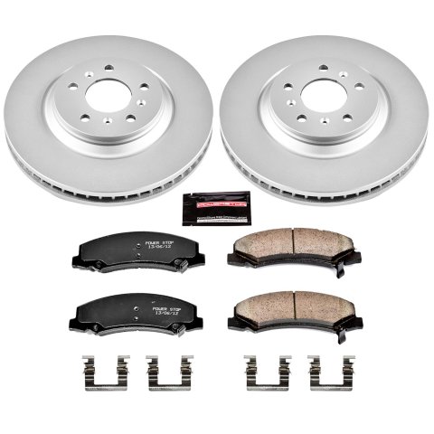 Power Stop 12-13 Chevrolet Impala Front & Rear Z17 Evolution Geomet Coated Brake Kit (1x psbCRK4654, 1x psbCRK1602) thumbnail 4