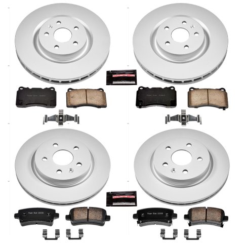Power Stop 12-13 Buick Regal Front & Rear Z17 Evolution Geomet Coated Brake Kit (1x psbCRK5547, 1x psbCRK2948) thumbnail 1