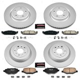 Power Stop 11-19 Ford Explorer Front & Rear Z17 Evolution Geomet Coated Brake Kit (1x psbCRK4744, 1x psbCRK5583) thumbnail 4